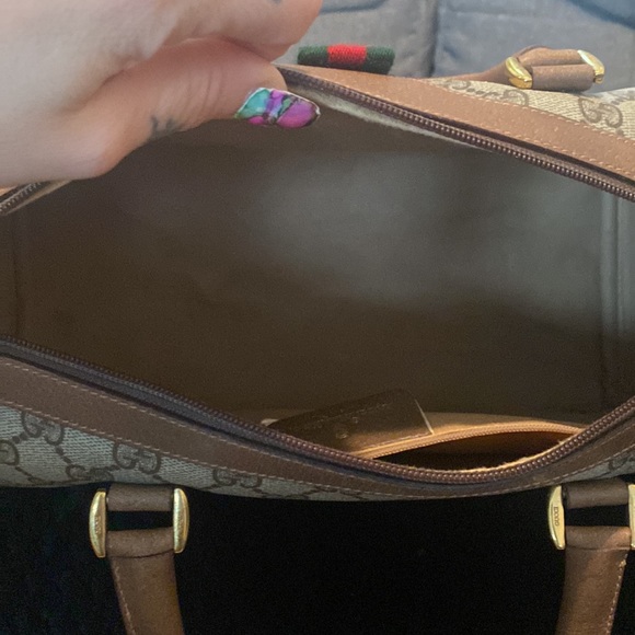 SOLD!! Beautiful Gucci vintage Boston bag - Picture 5 of 10